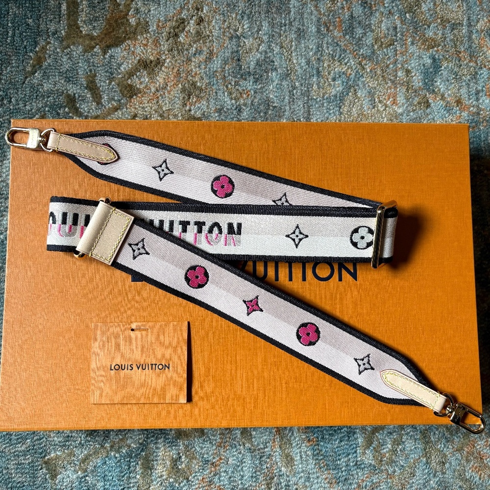 BRAND NEW AUTHENTIC Louis Vuitton Bandoulière Adjustable Jacquard Strap